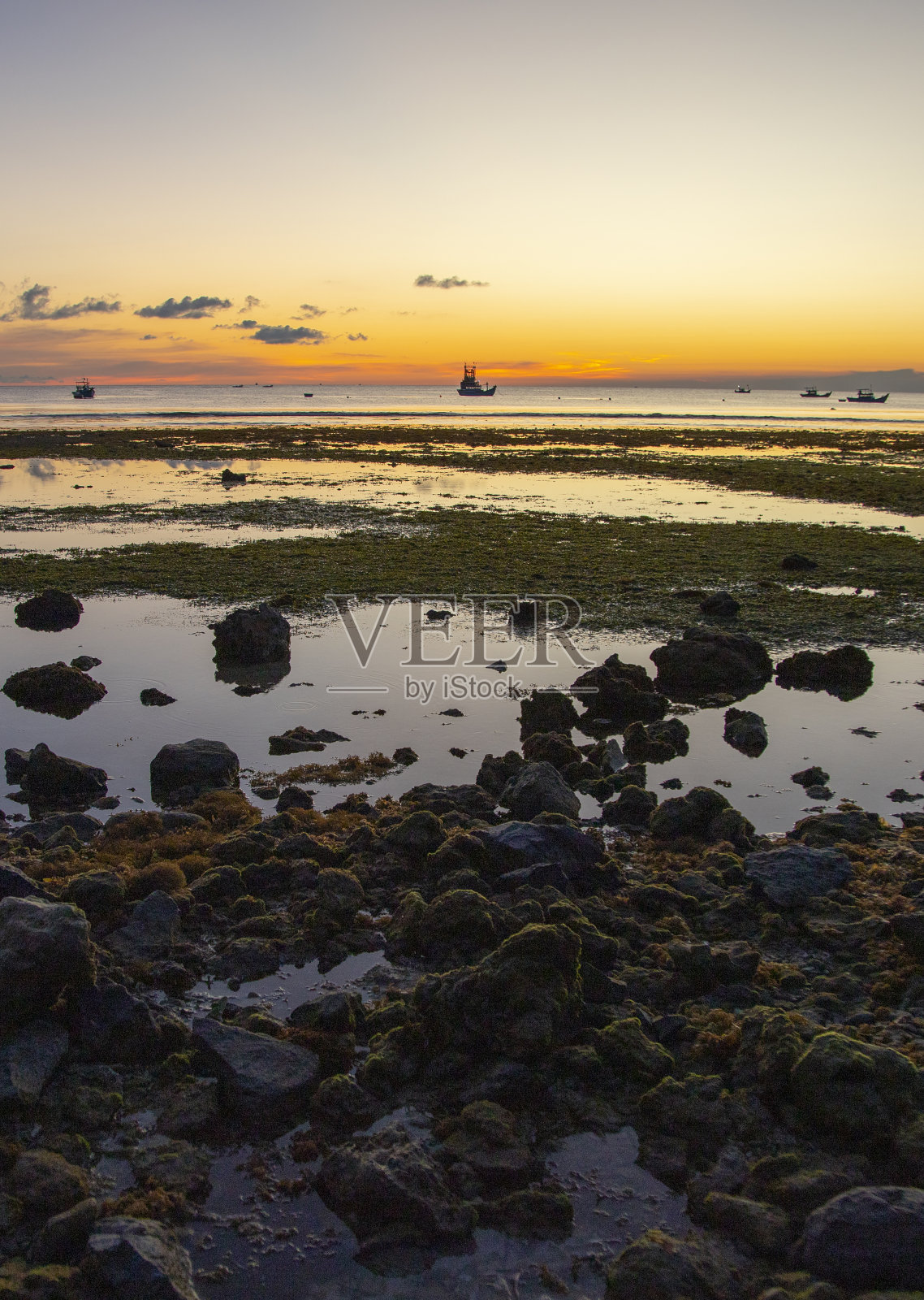 平顺省富桂岛的日落照片摄影图片