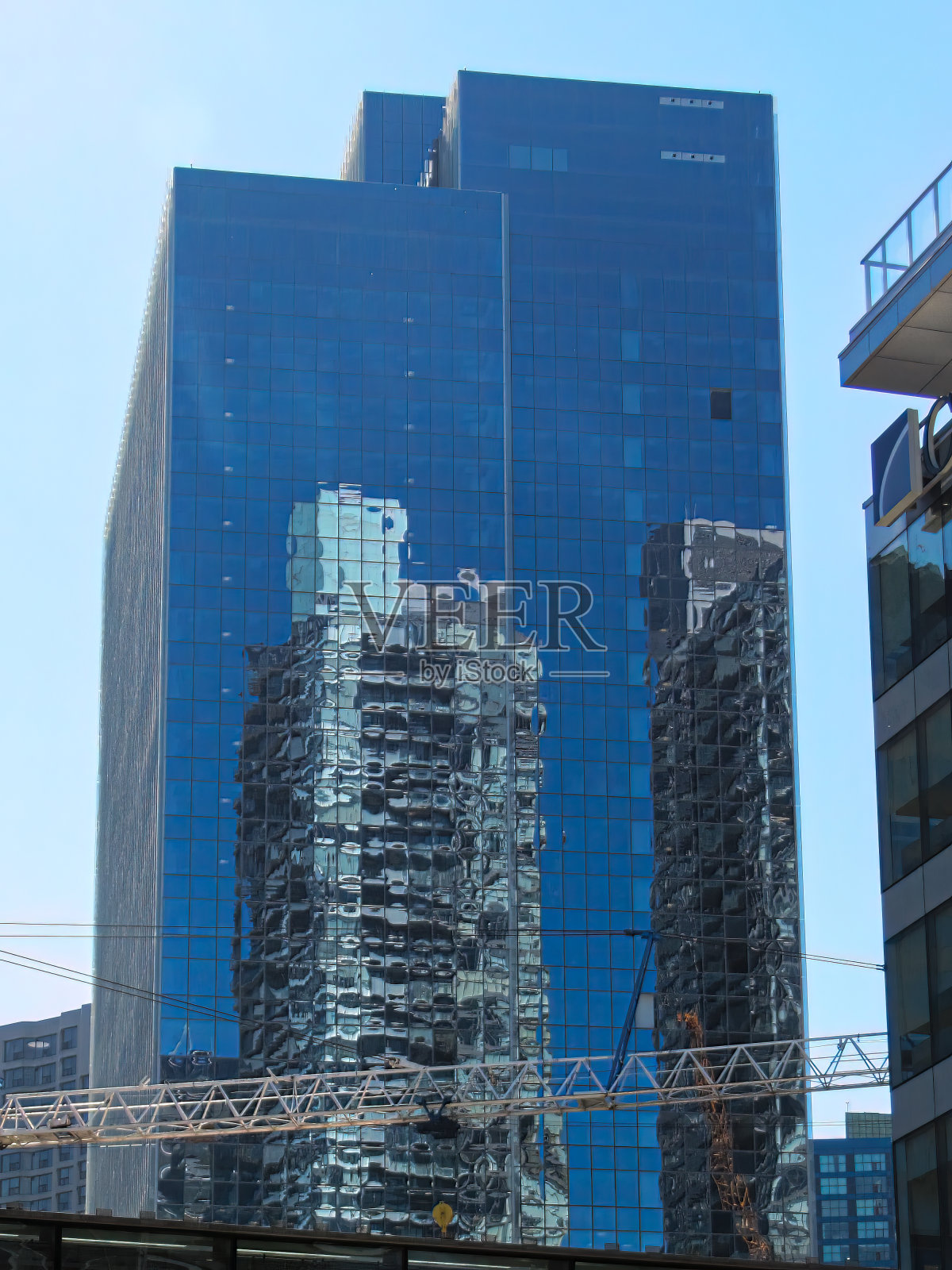 多伦多市中心令人惊叹的摩天大楼。加拿大安大略省。照片摄影图片