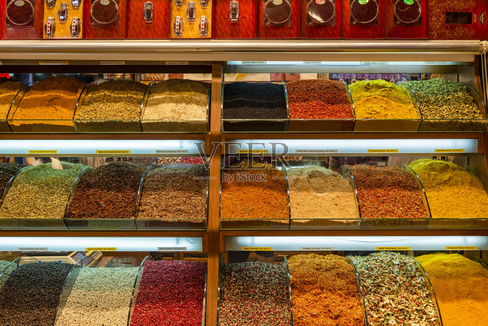 伊斯坦布尔大集市内照片摄影图片