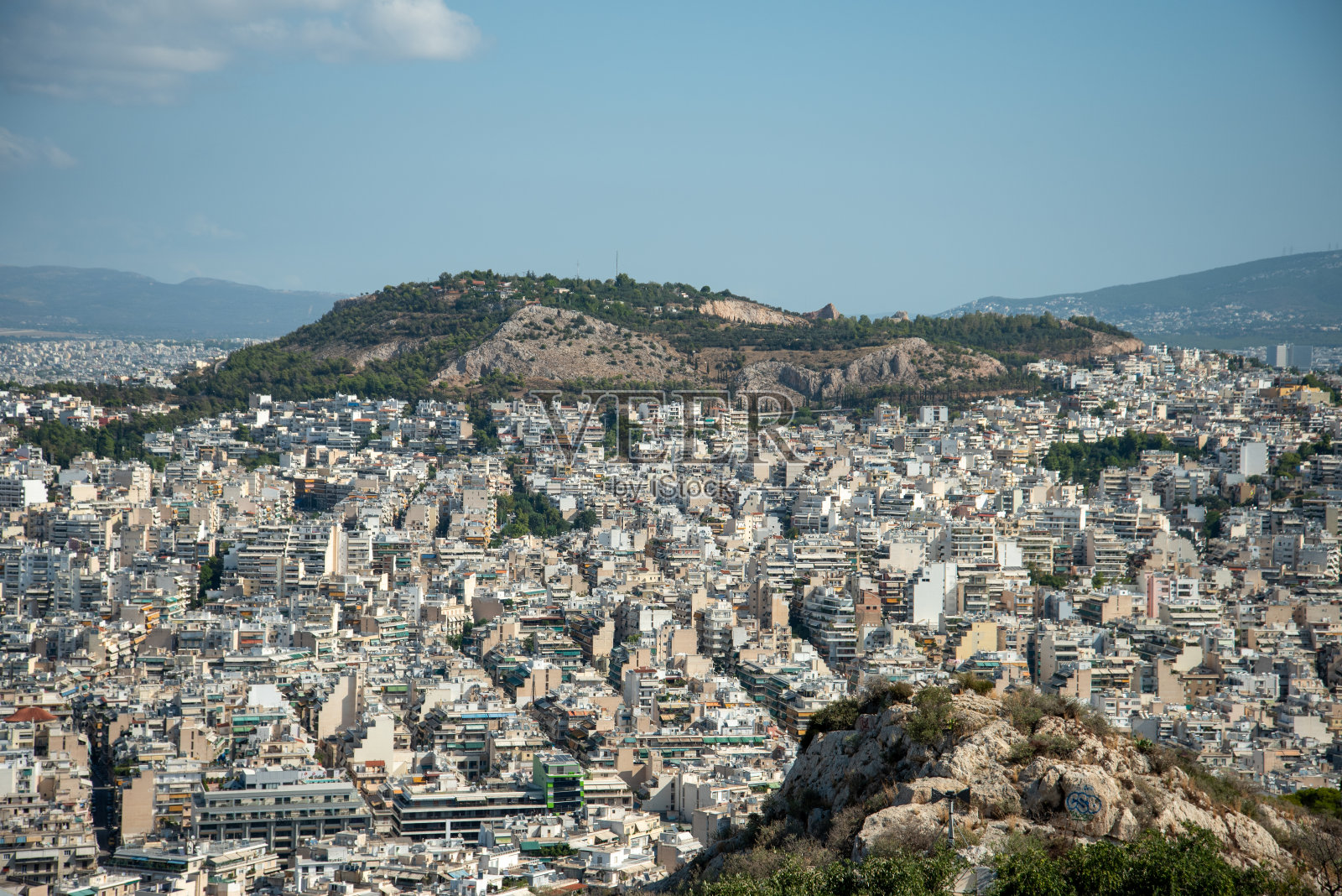 希腊雅典的风景非常美丽照片摄影图片