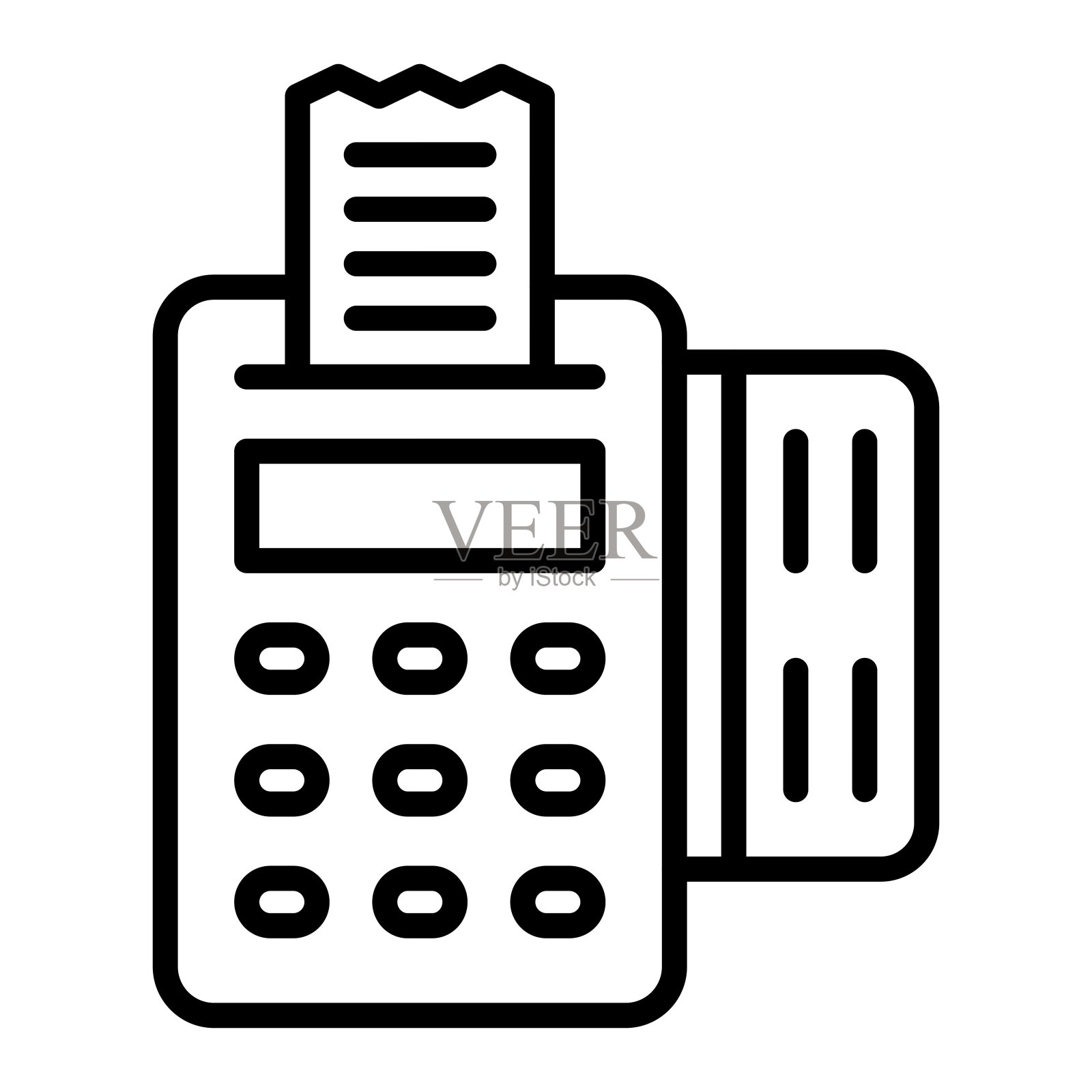 Pos终端图标样式插画图片素材