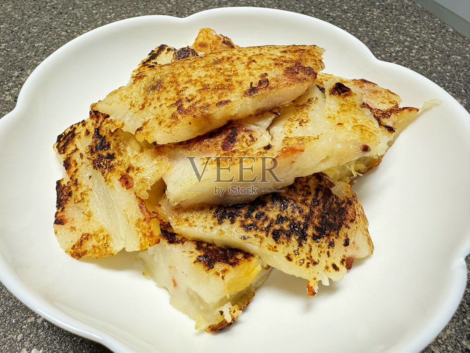 煎萝卜糕照片摄影图片