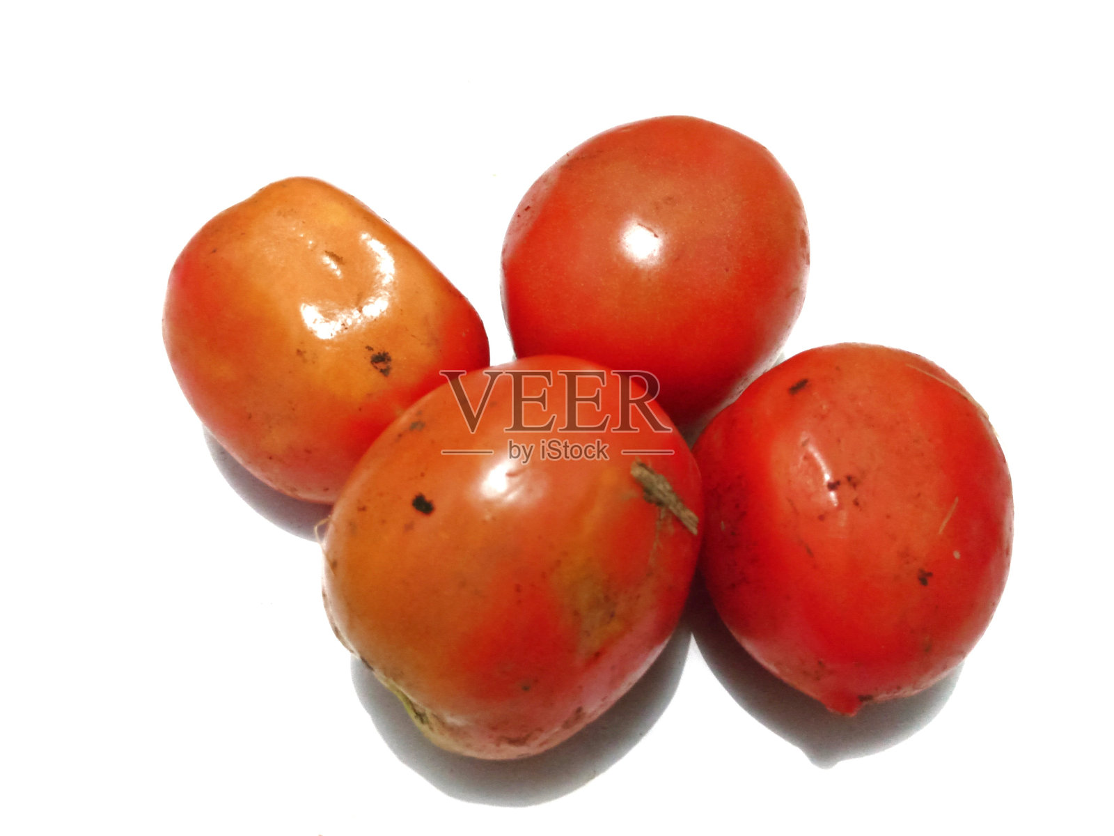 白色背景上的西红柿照片摄影图片