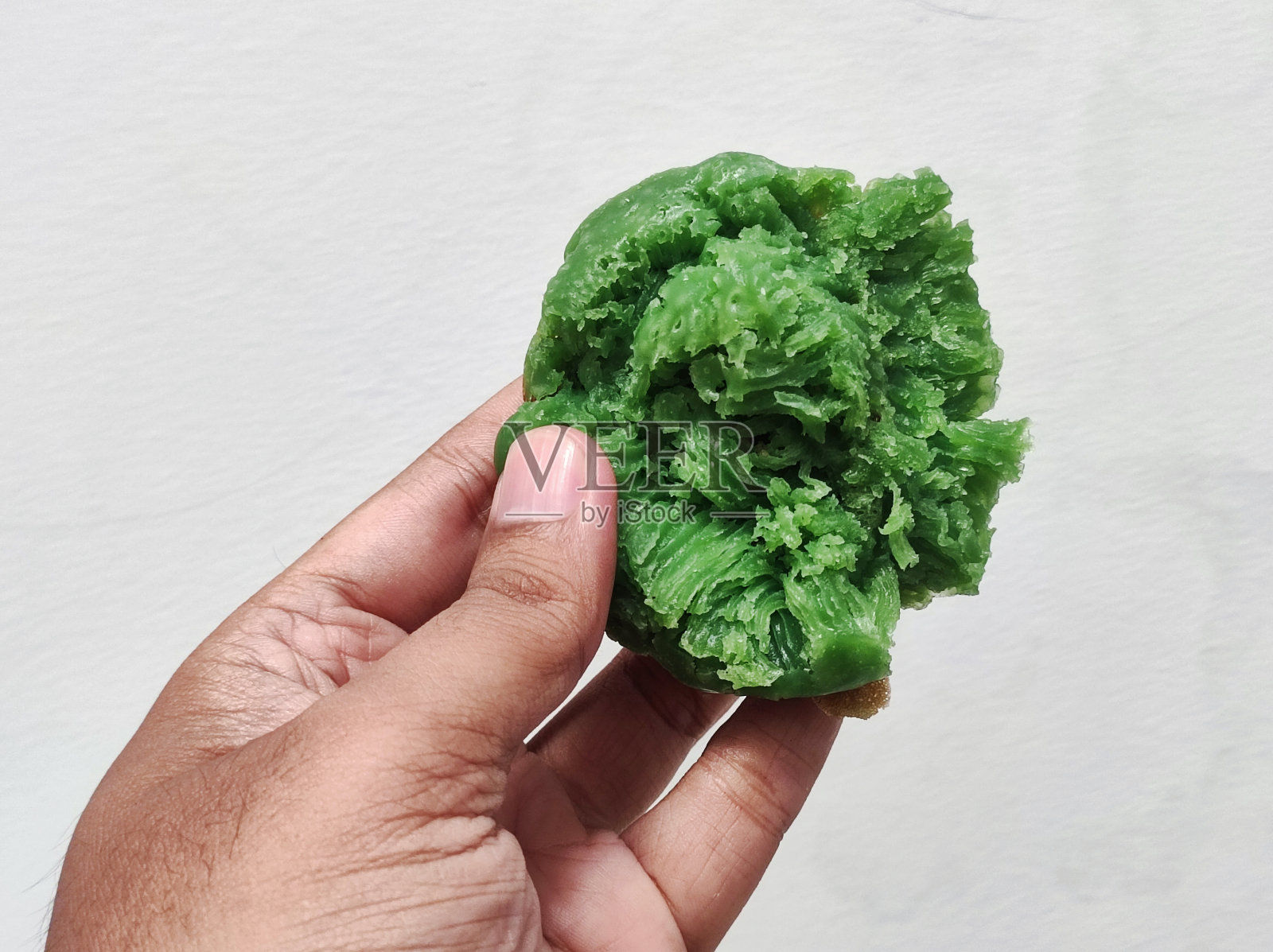 卡拉比康香兰蛋糕照片摄影图片