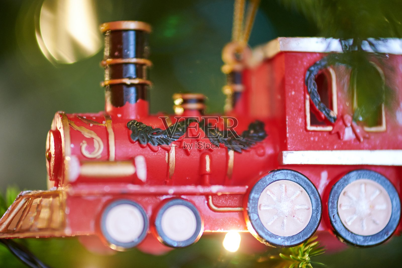 圣诞树玩具照片摄影图片