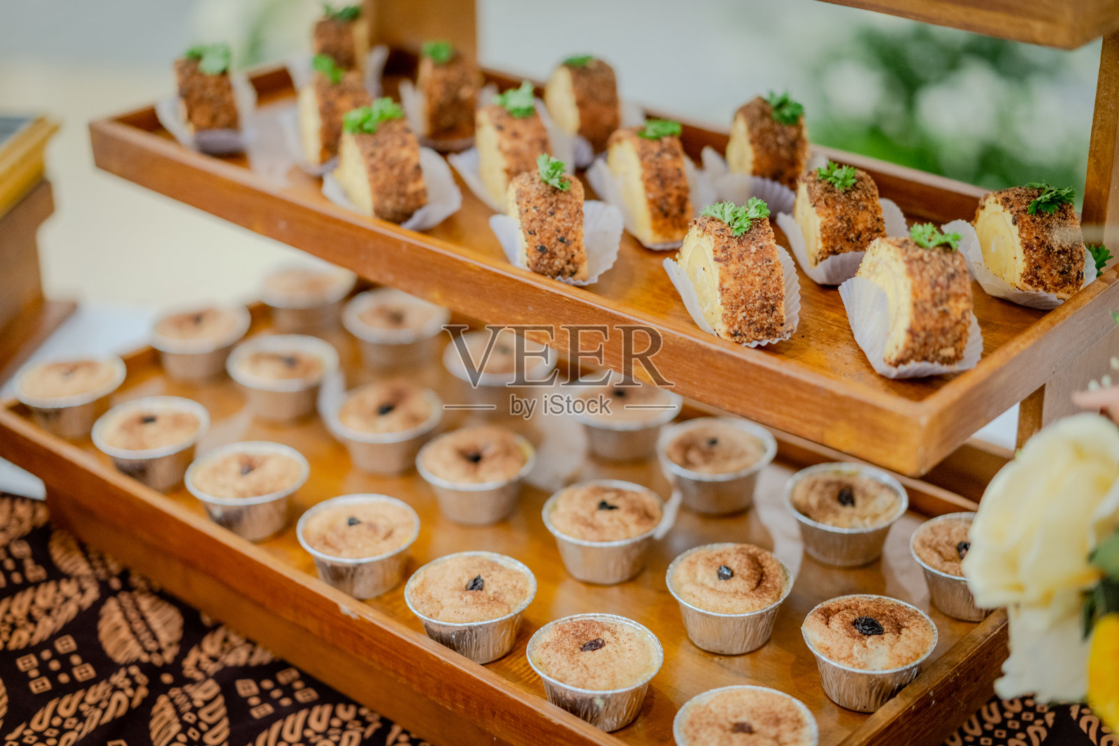 婚礼上的小点心或小零食照片摄影图片