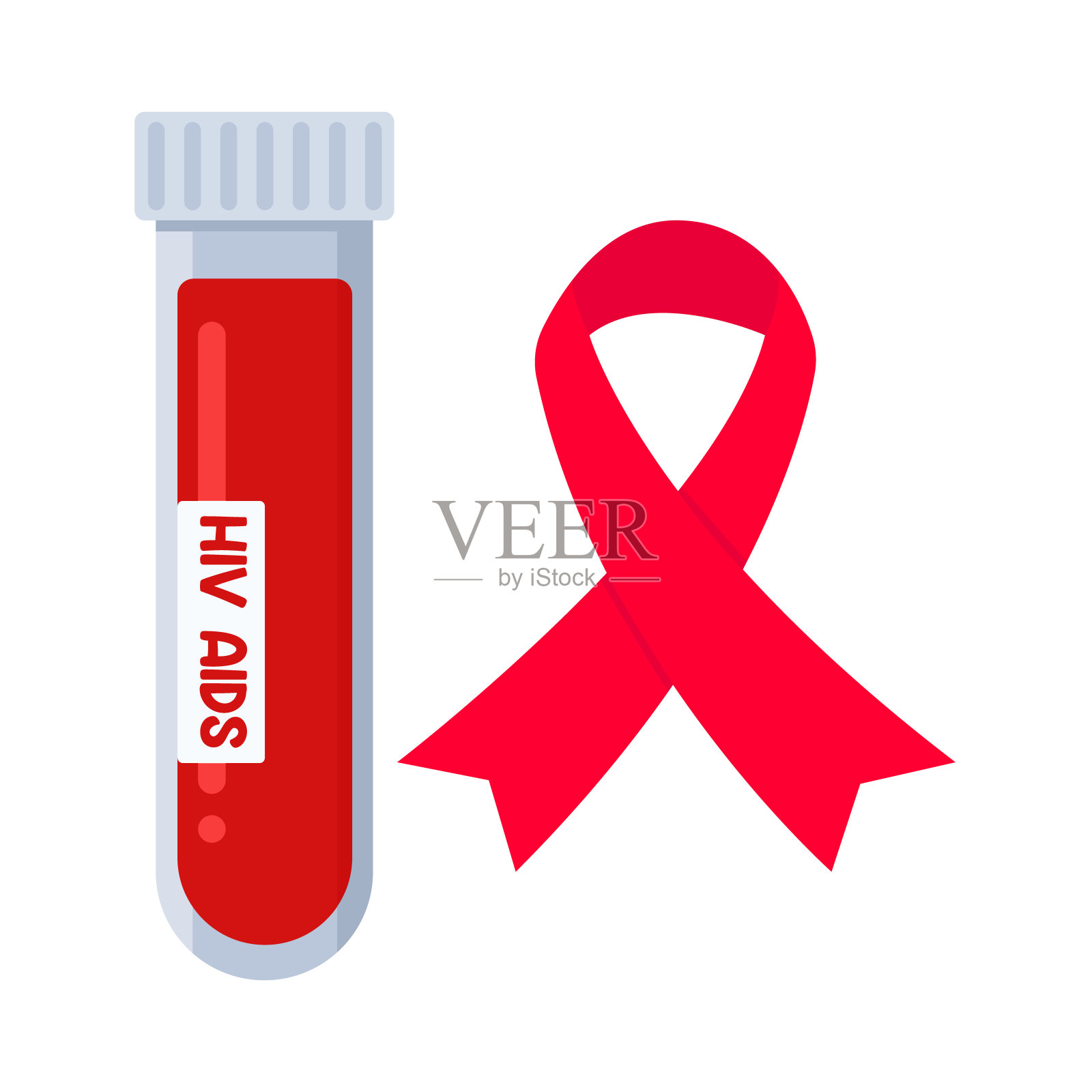 世界艾滋病日插画图片素材