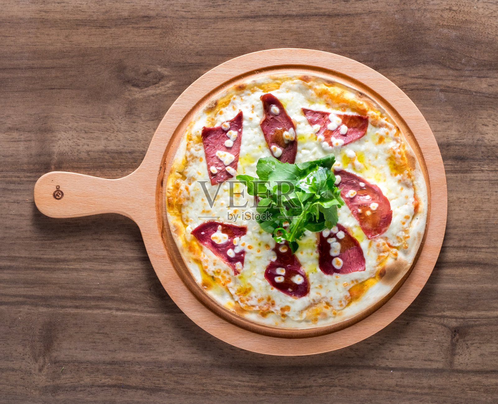 混合披萨照片摄影图片