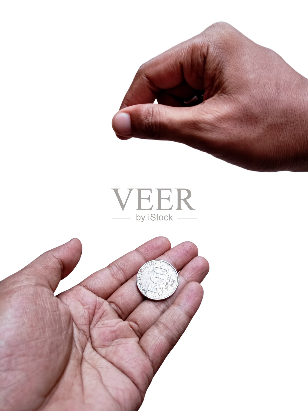 近距离的硬币,业务增长的概念照片摄影图片