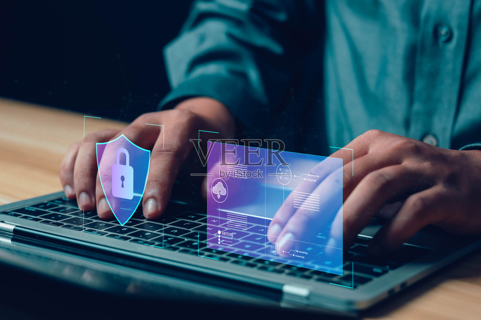 保护计算机上的数据照片摄影图片