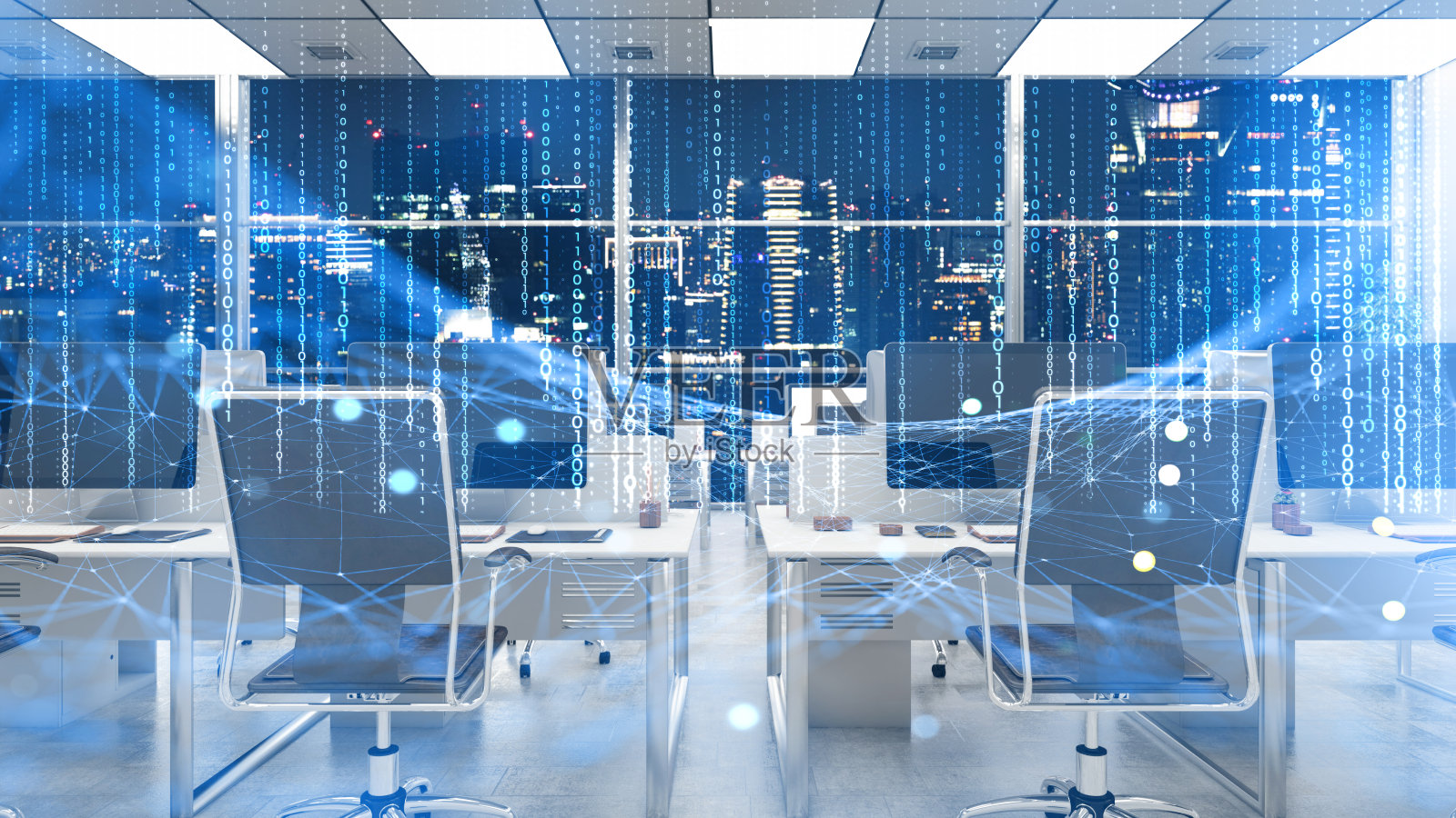 商务办公和通信网络概念照片摄影图片