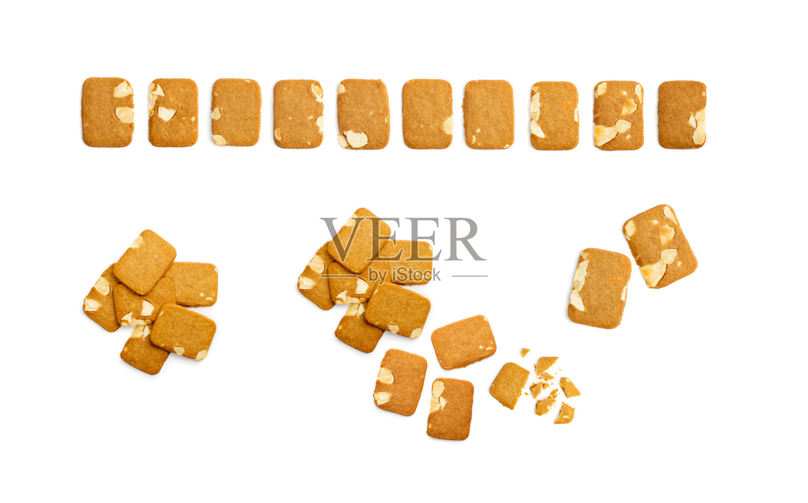 采购产品姜脆孤立,矩形姜坚果,饼干方形饼干照片摄影图片