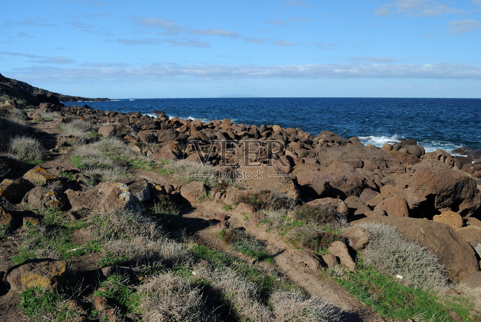 La costa di Castelsardo tra Cala Ostina和La Ciaccia照片摄影图片