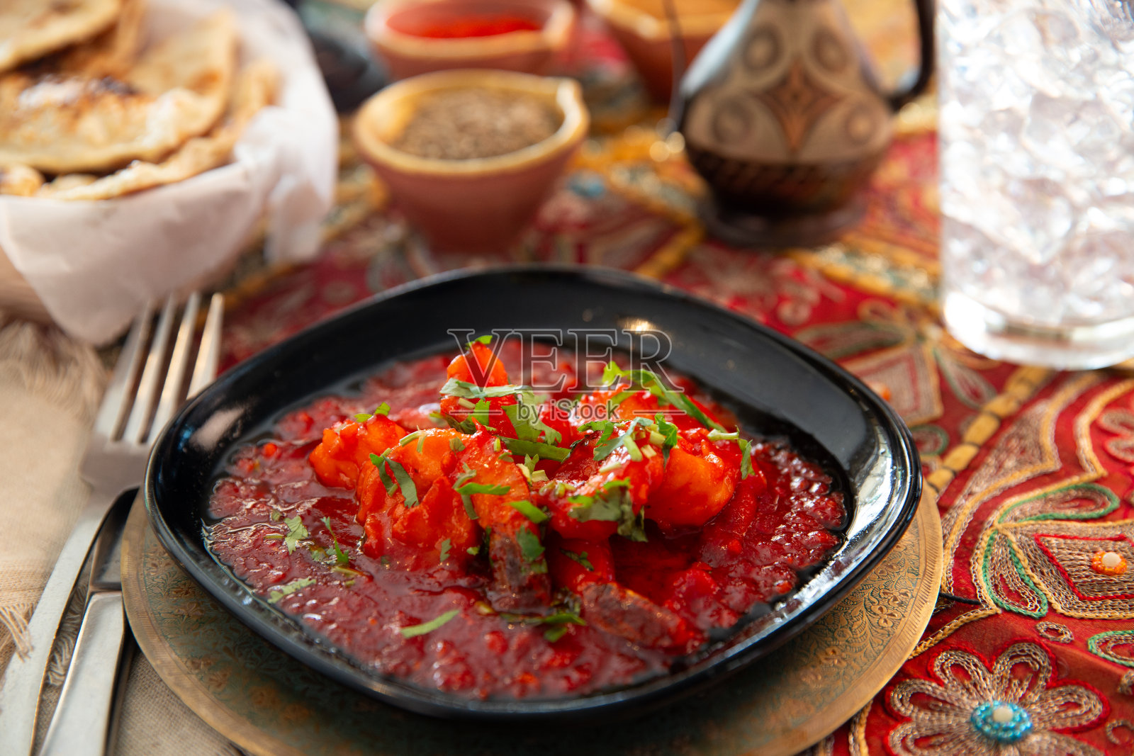 大蒜虾照片摄影图片