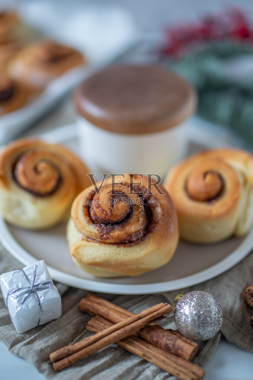 肉桂卷照片摄影图片