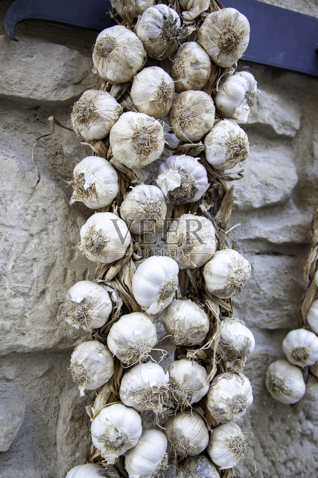 市场上的蒜干照片摄影图片