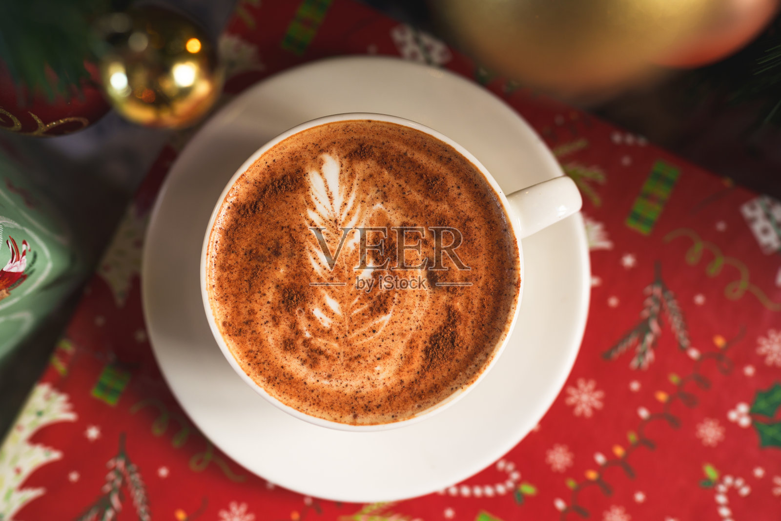 肉桂拿铁,Salep照片摄影图片