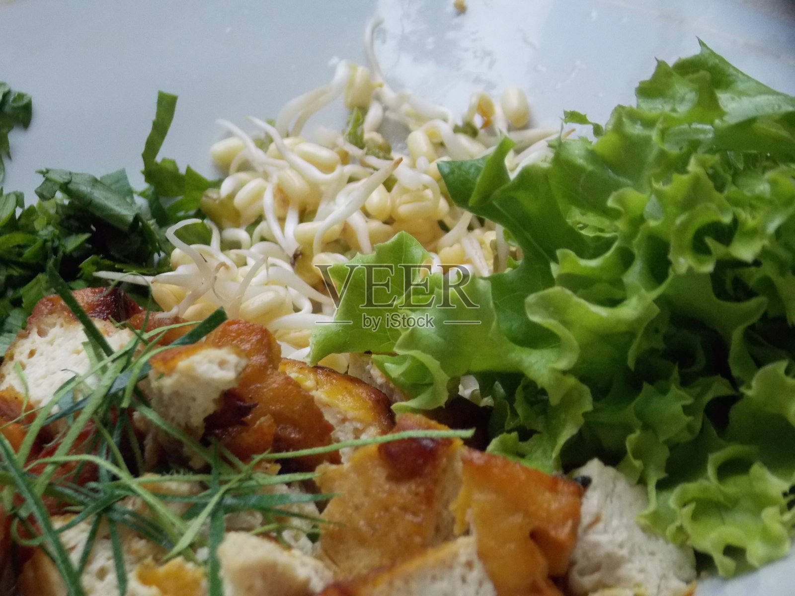 爪哇版沙拉——“塔胡古灵”菜照片摄影图片