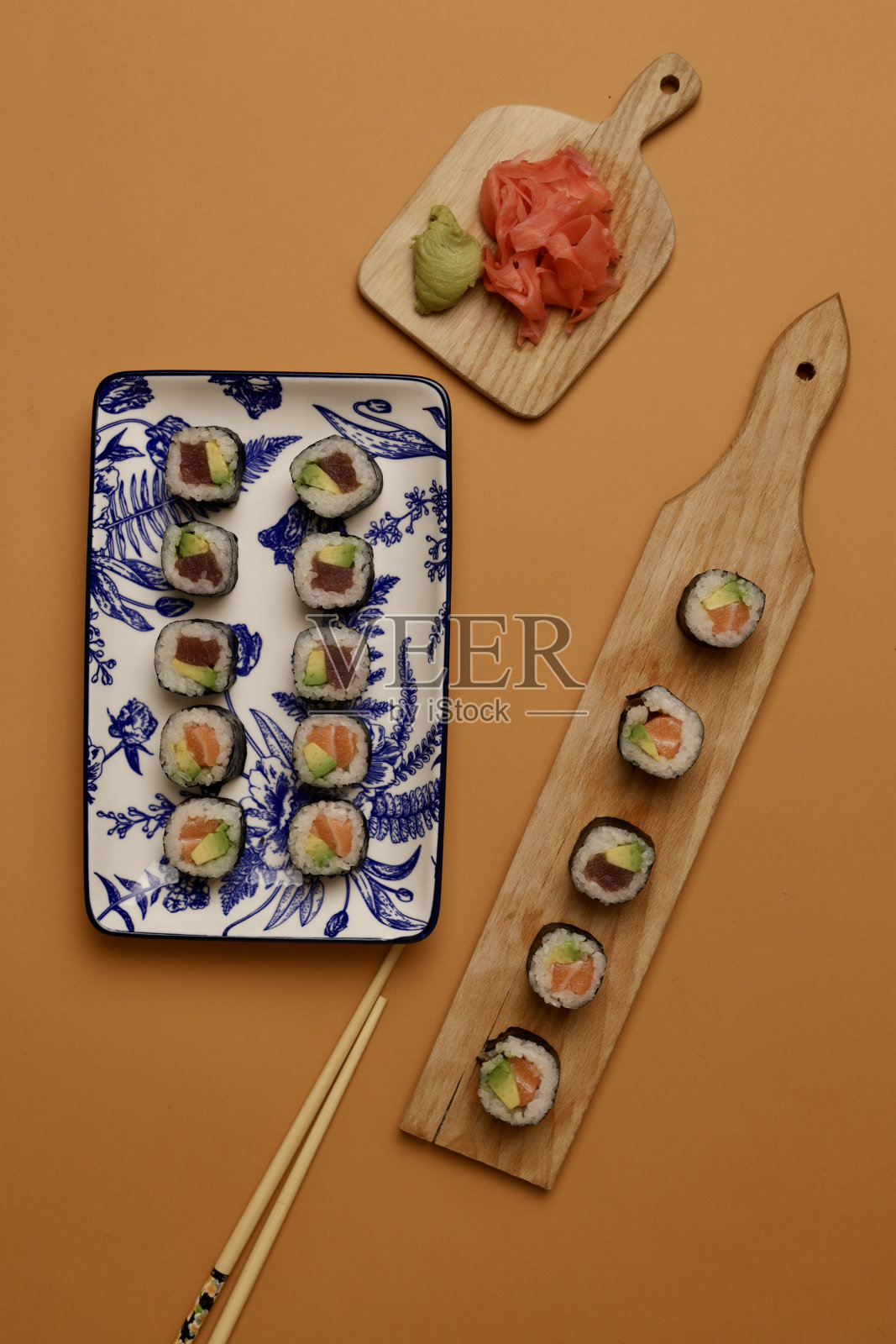 寿司的食物照片摄影图片