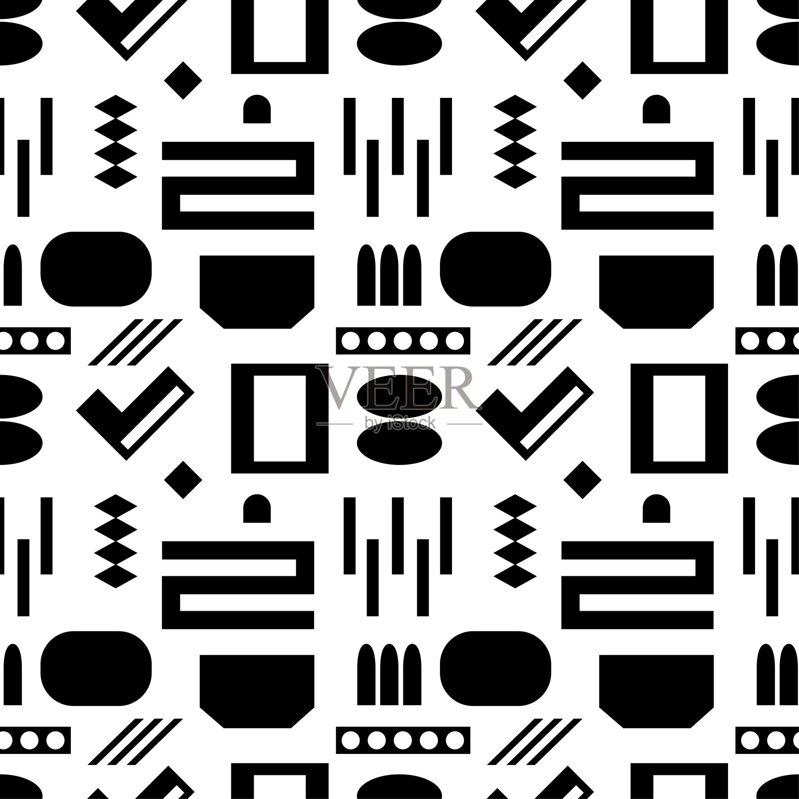 抽象形状背景插画图片素材