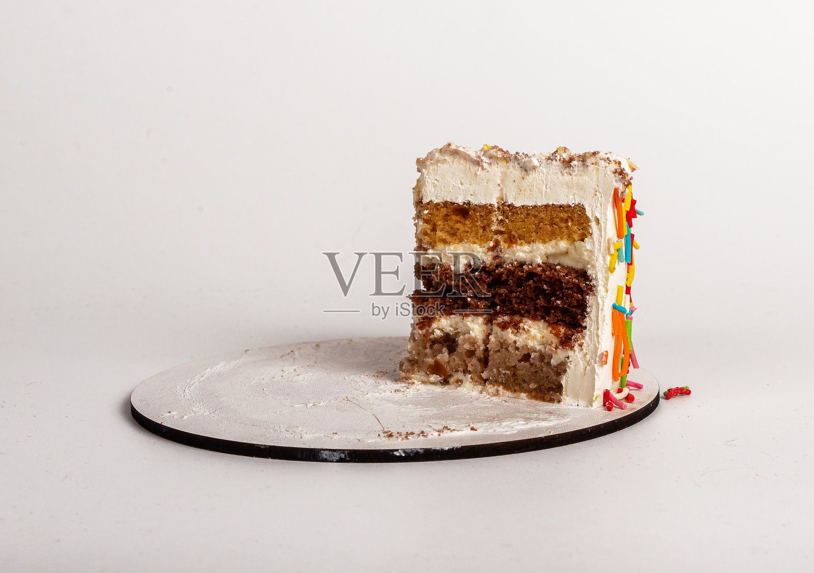 切块便当蛋糕,生日甜点照片摄影图片