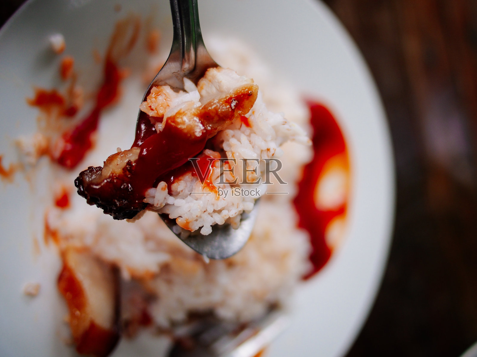 泰式烤牛排照片摄影图片