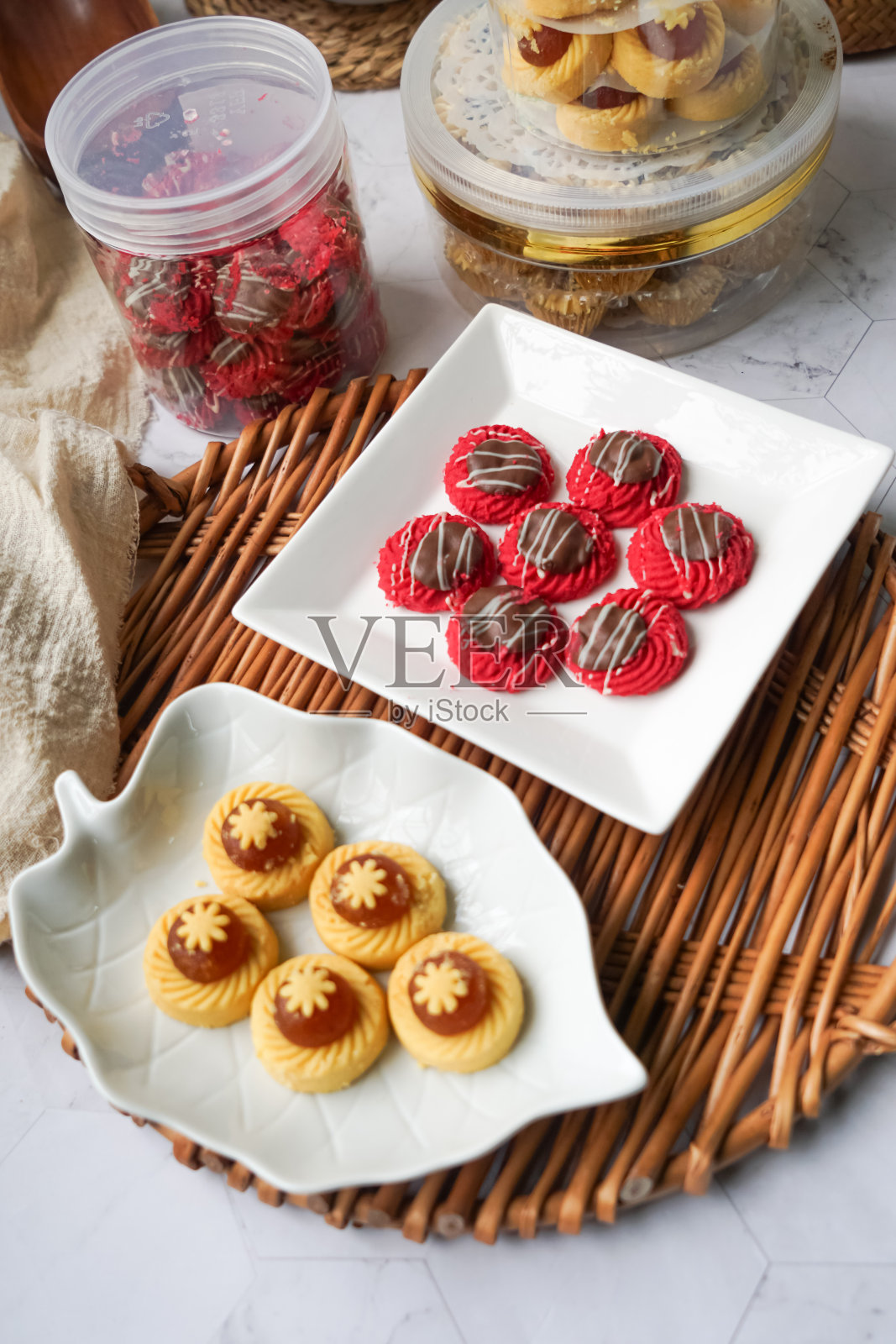 开斋节饼干照片摄影图片