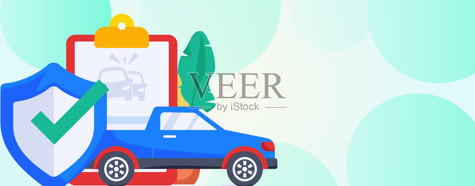 购买汽车保险平面字符矢量概念操作说明插画图片素材