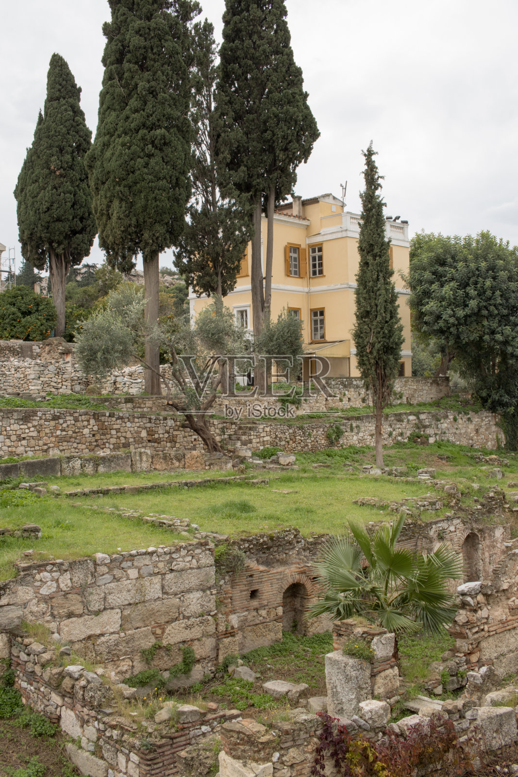 潘塔诺斯古图书馆照片摄影图片