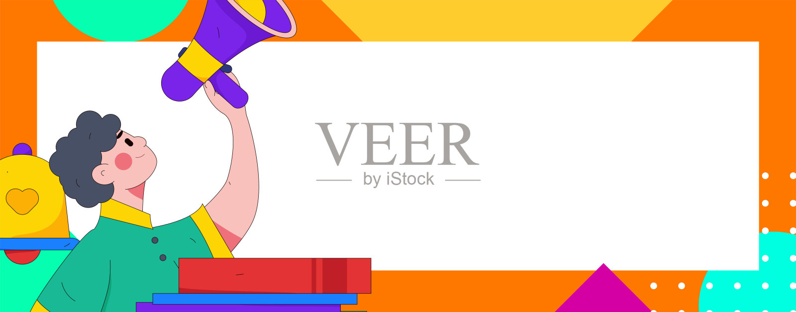 通知公告矢量创意平面手绘插图插画图片素材