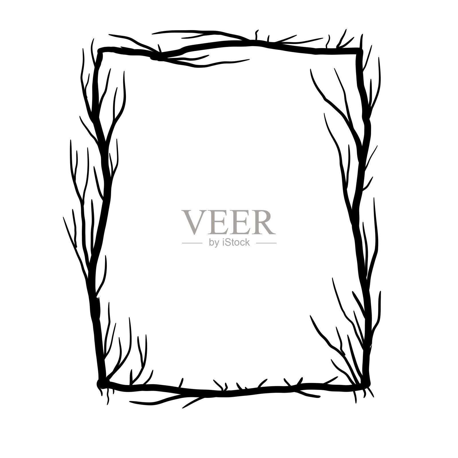 树架,花方插画图片素材