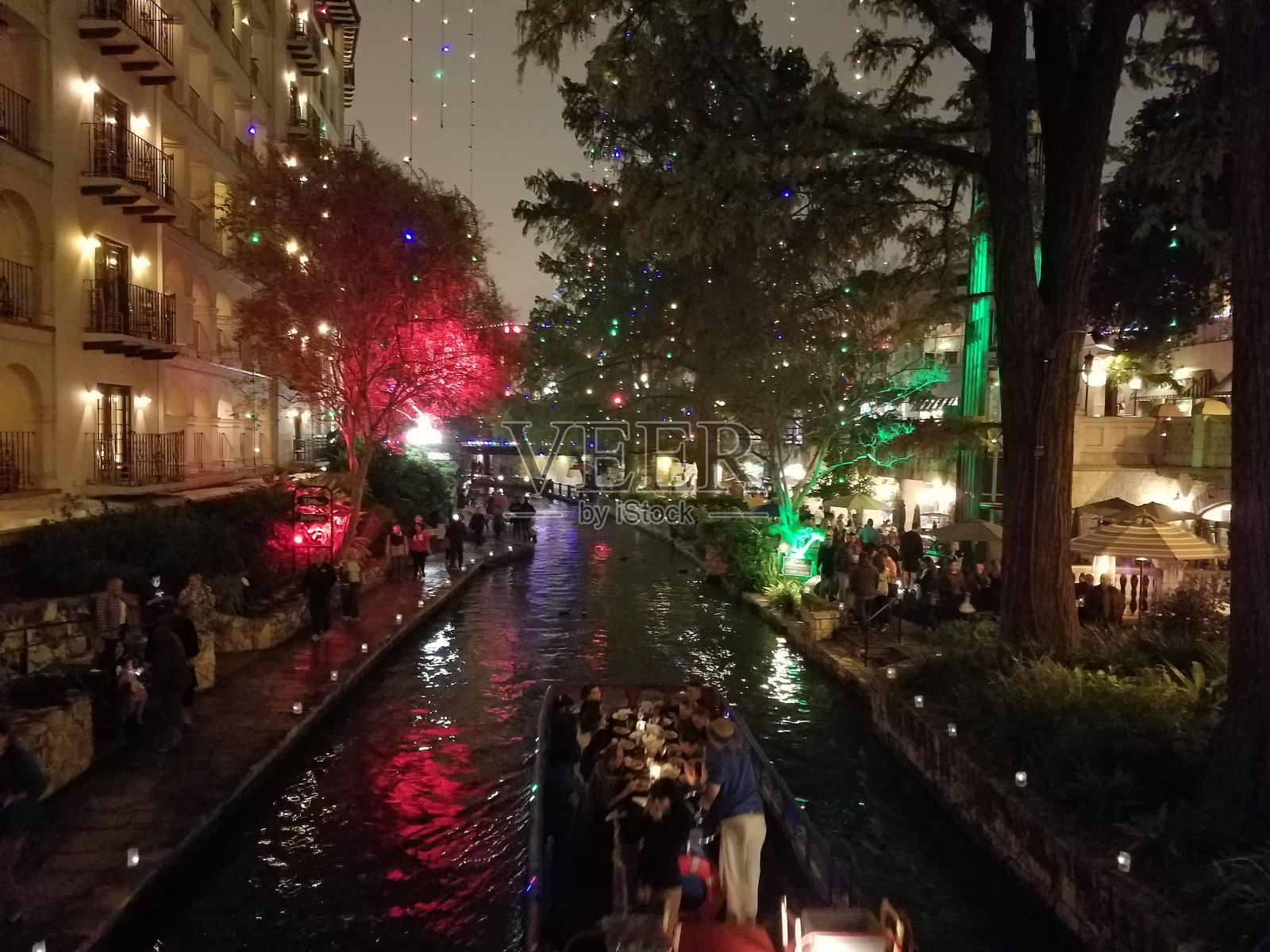 铁仙人掌墨西哥餐厅和玛格丽塔酒吧圣安东尼奥河走Las Canarias盐草牛排屋奥斯特拉餐厅去里约河游船圣安东尼奥照片摄影图片