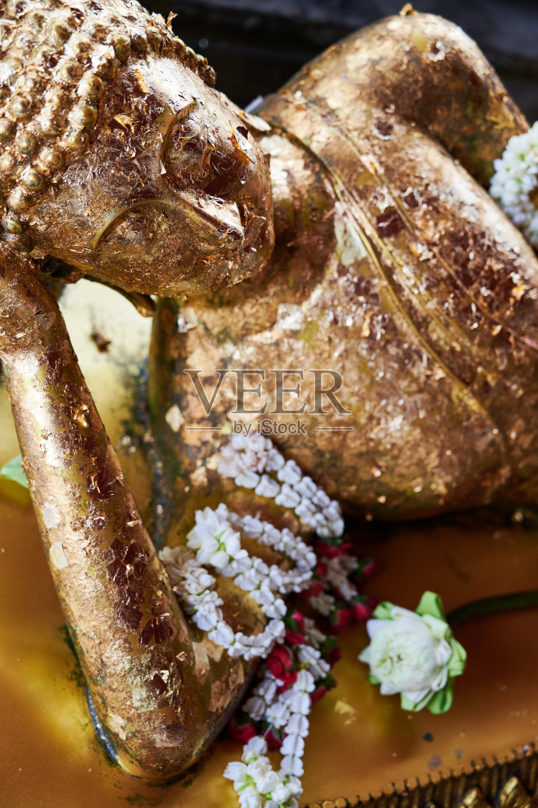 卧佛雕像照片摄影图片