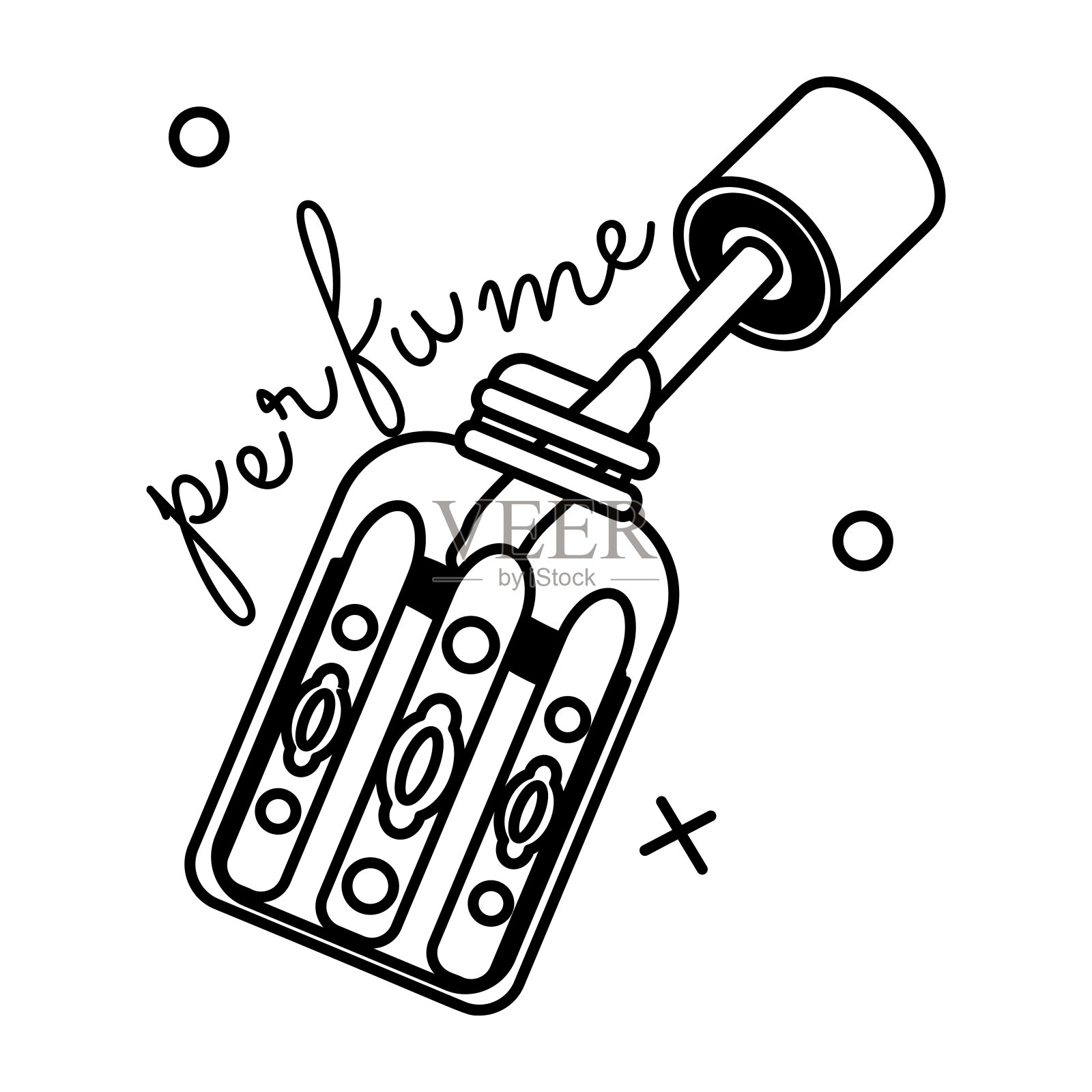 香水插画图片素材