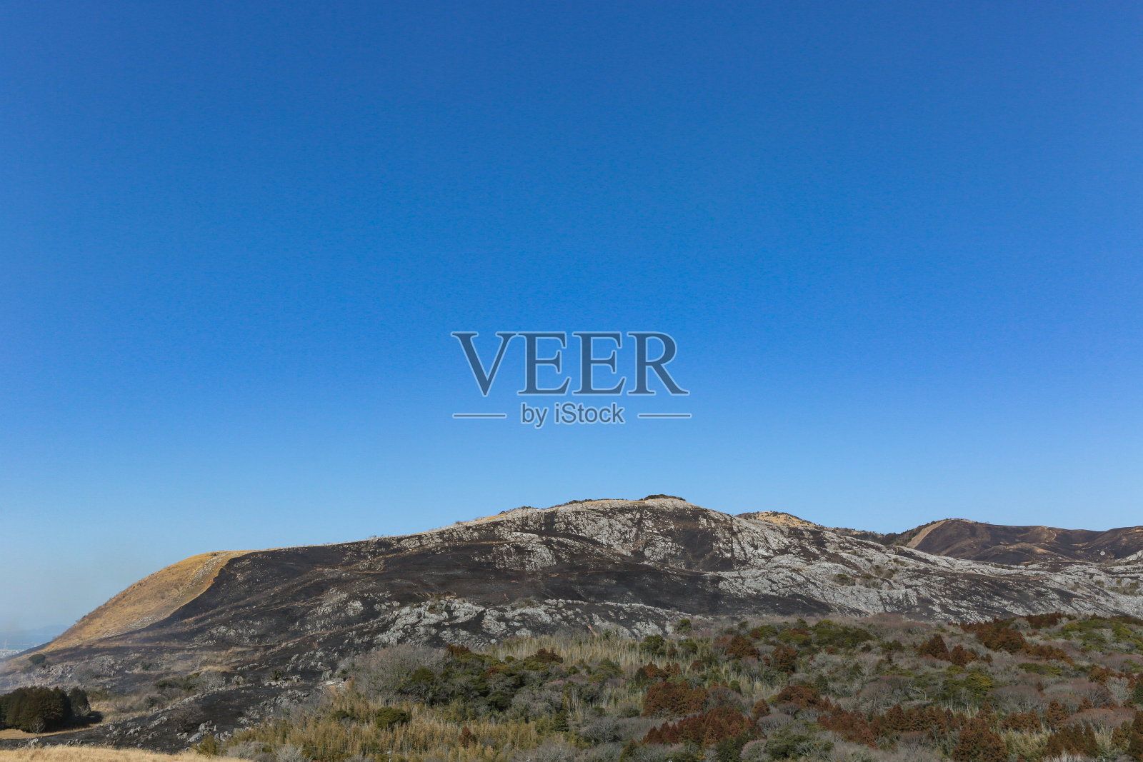 北九州准国立公园的平代野火烧照片摄影图片