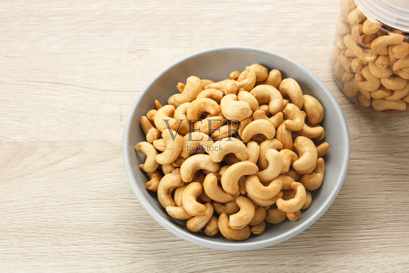 烤腰果照片摄影图片