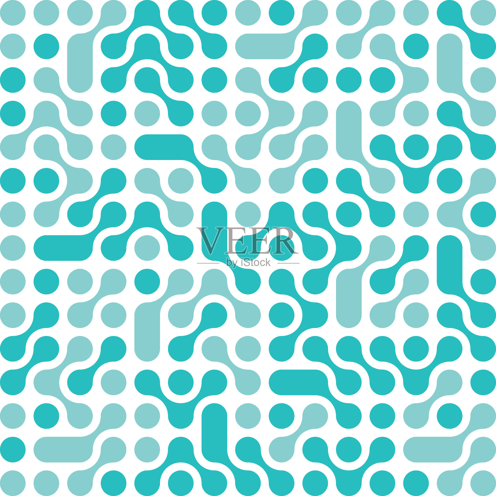 斑点无缝图案。矢量插图。插画图片素材