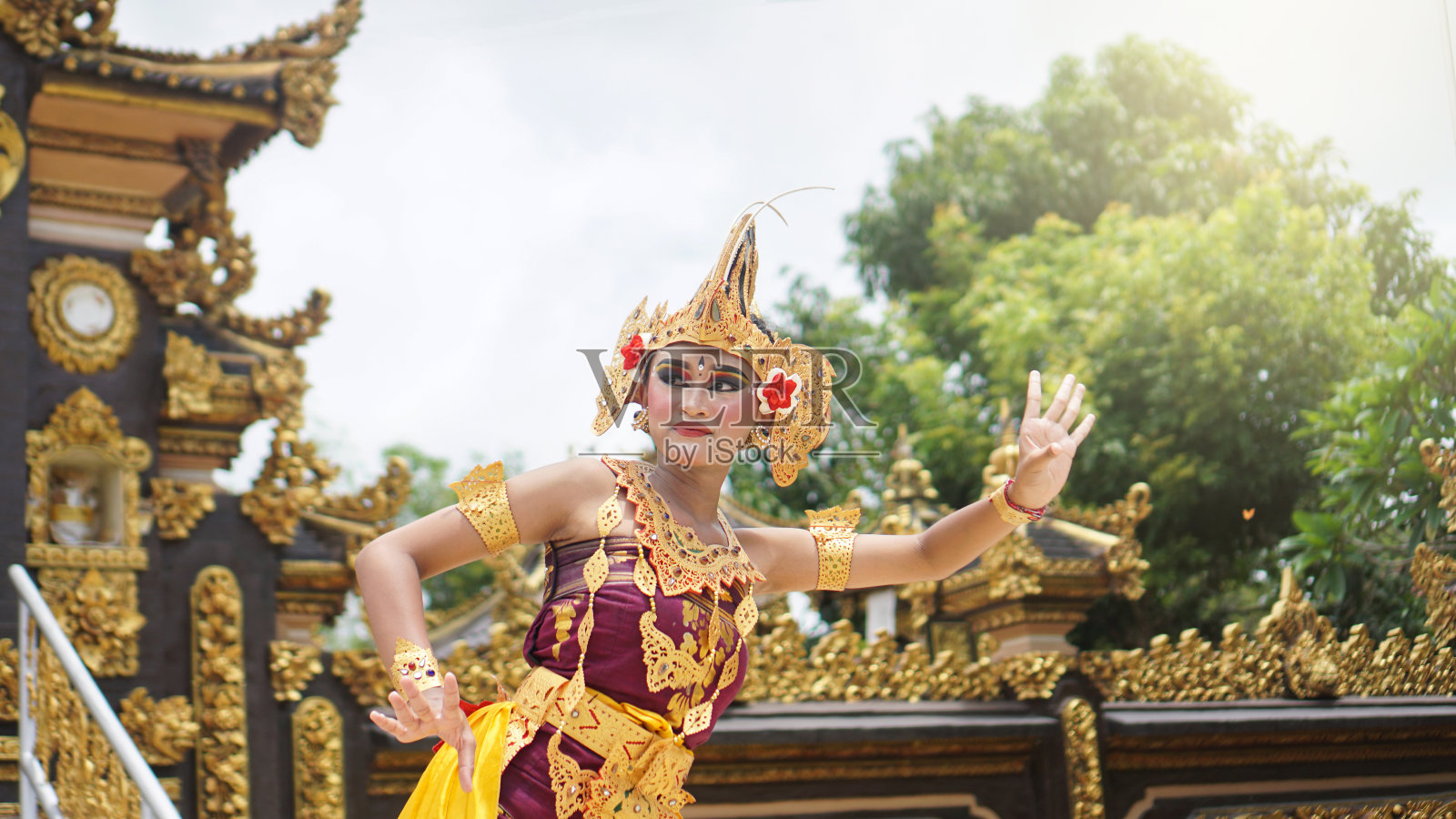 巴厘舞女照片摄影图片