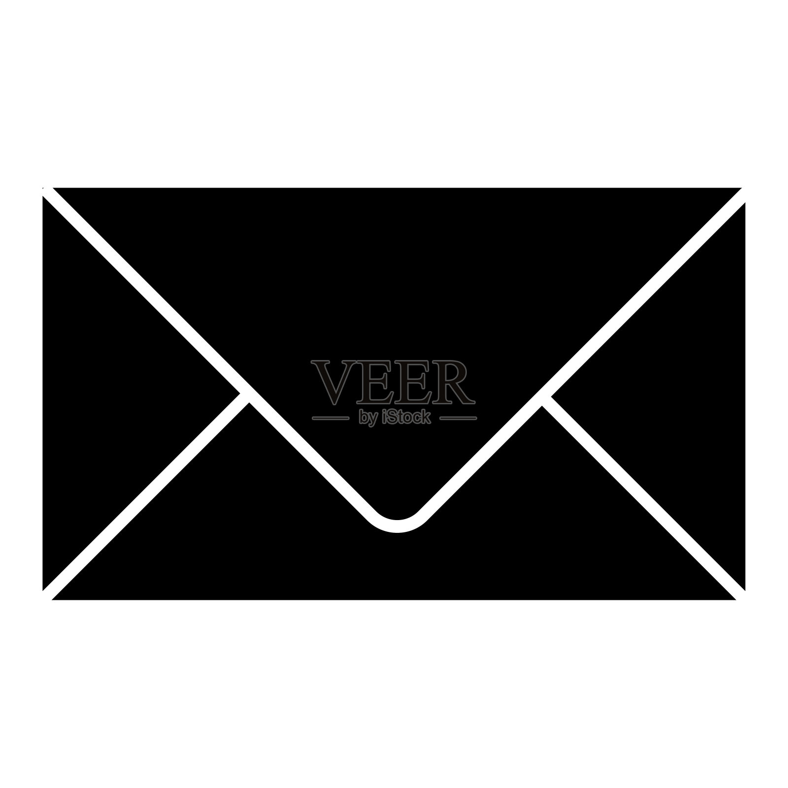 锐利的边缘信息黑色图标插画图片素材