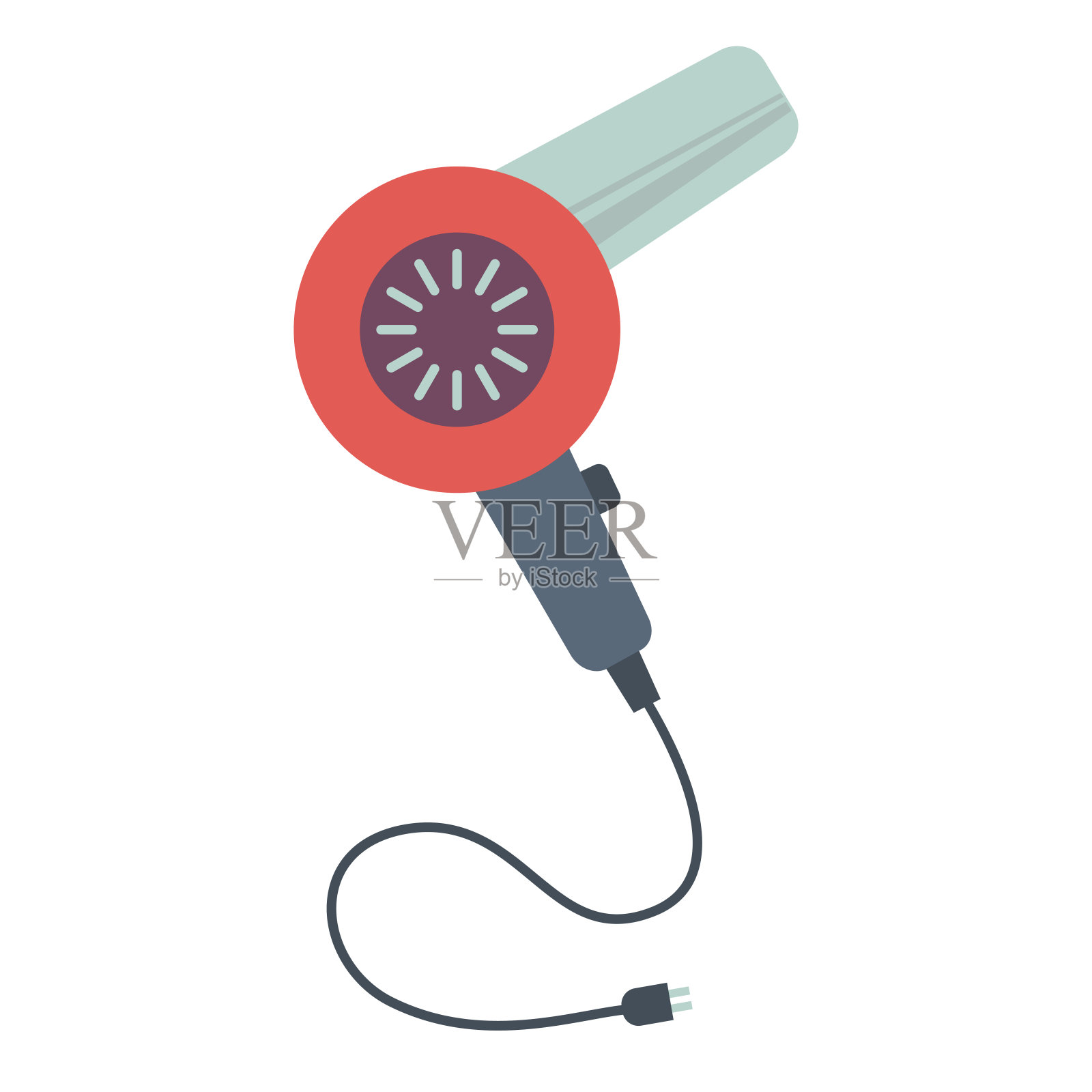 复古发耳插画插画图片素材