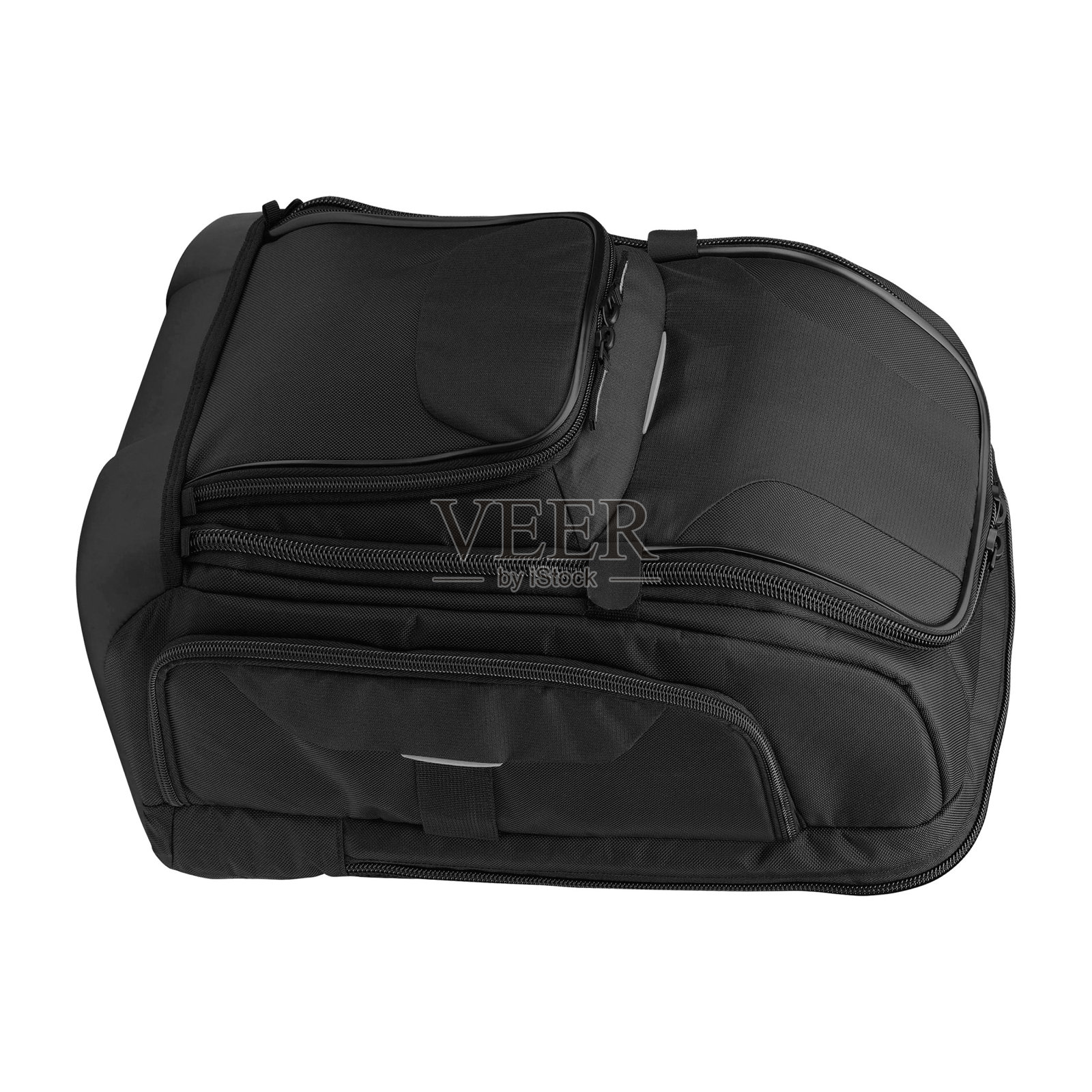 深蓝色小背包照片摄影图片