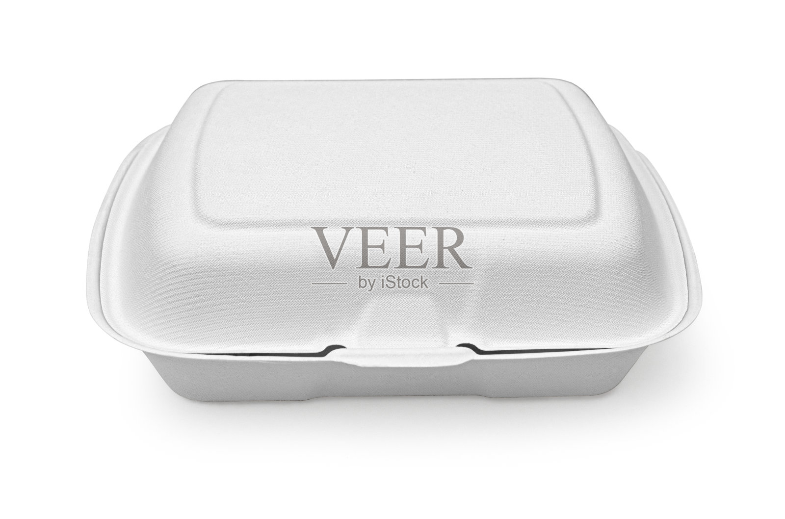 一个封闭的白色纸板箱带走照片摄影图片