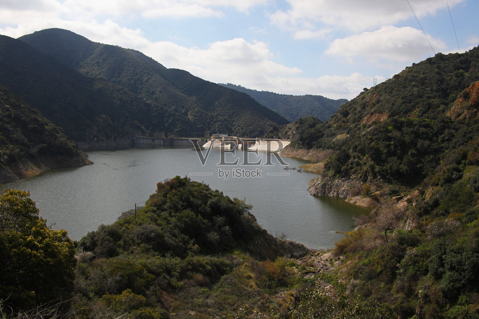 莫里斯大坝水库照片摄影图片