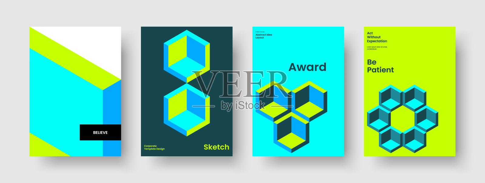 现代商务演示布局。创意书籍封面设计。几何报表模板。横幅。背景。海报。手册。传单。品牌的身份。传单。日报》。笔记本。目录插画图片素材