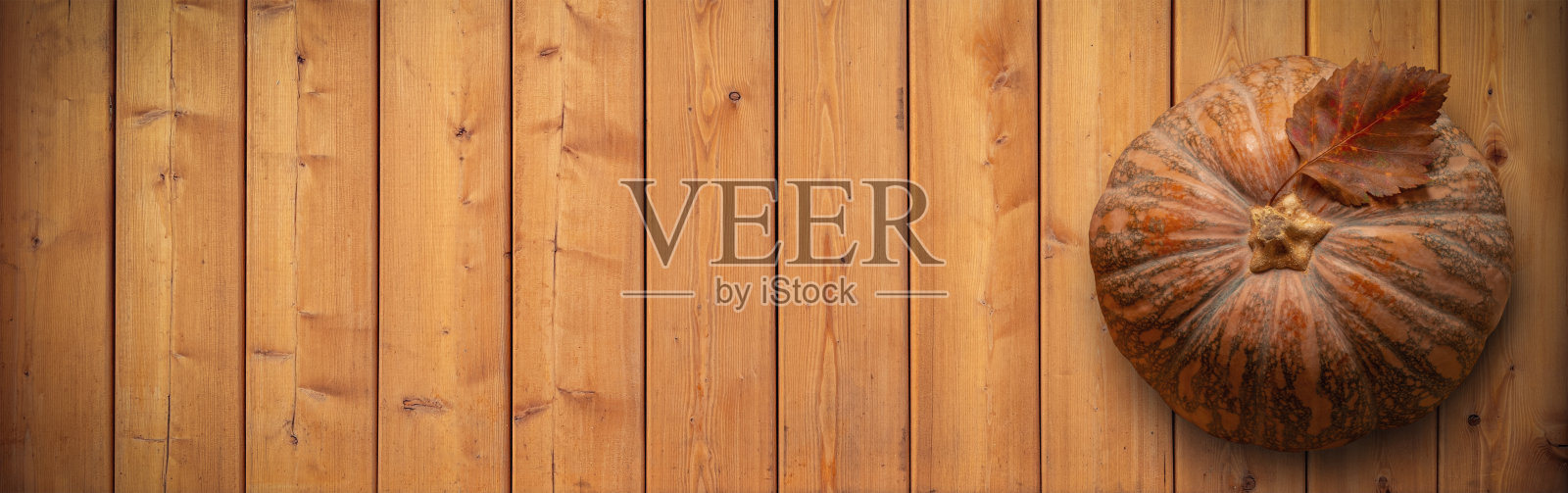 南瓜木制纹理板背景。照片摄影图片