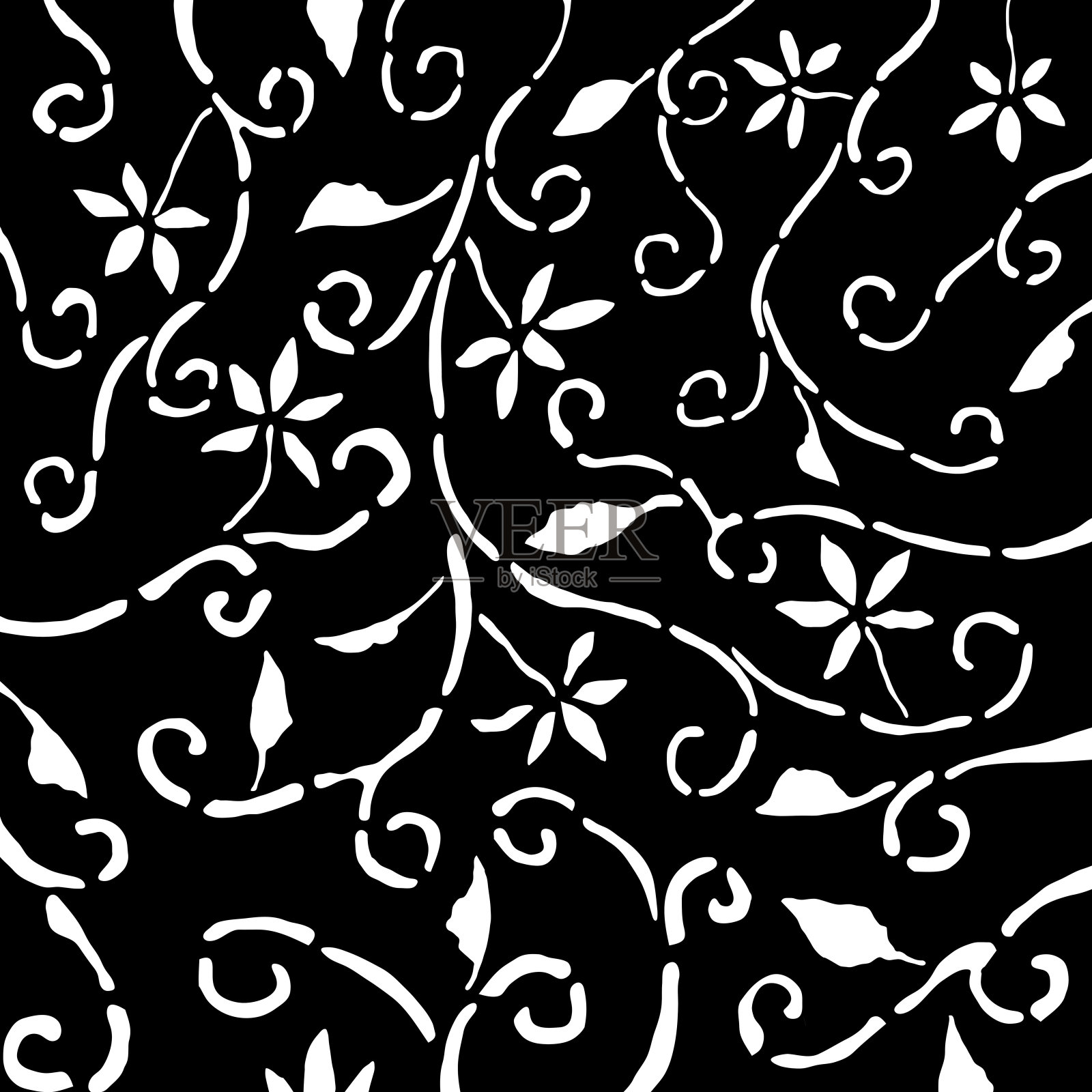 漂亮的日本图案背景材料。插画图片素材