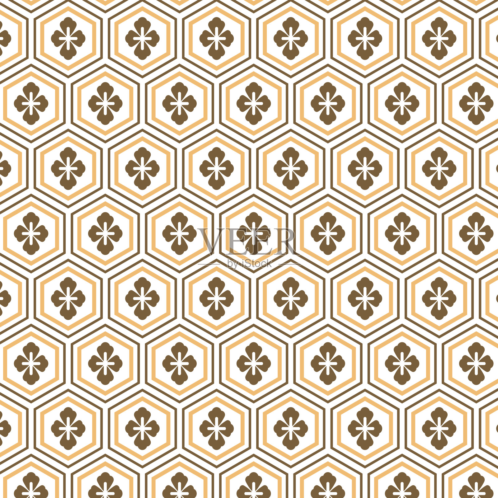 漂亮的日本图案背景材料。插画图片素材