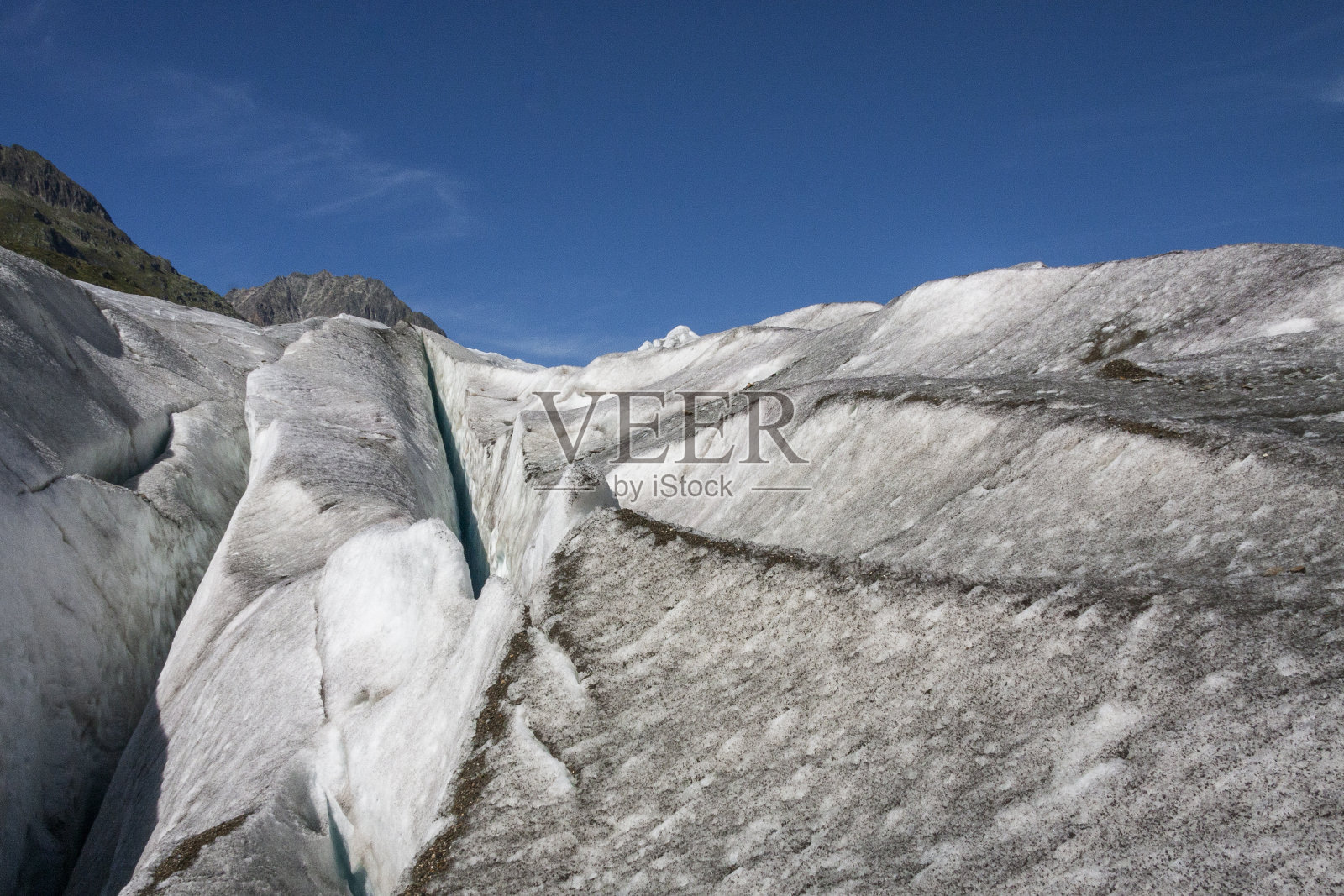 瑞士伯尔尼阿尔卑斯山脉少女峰-阿莱奇保护区照片摄影图片