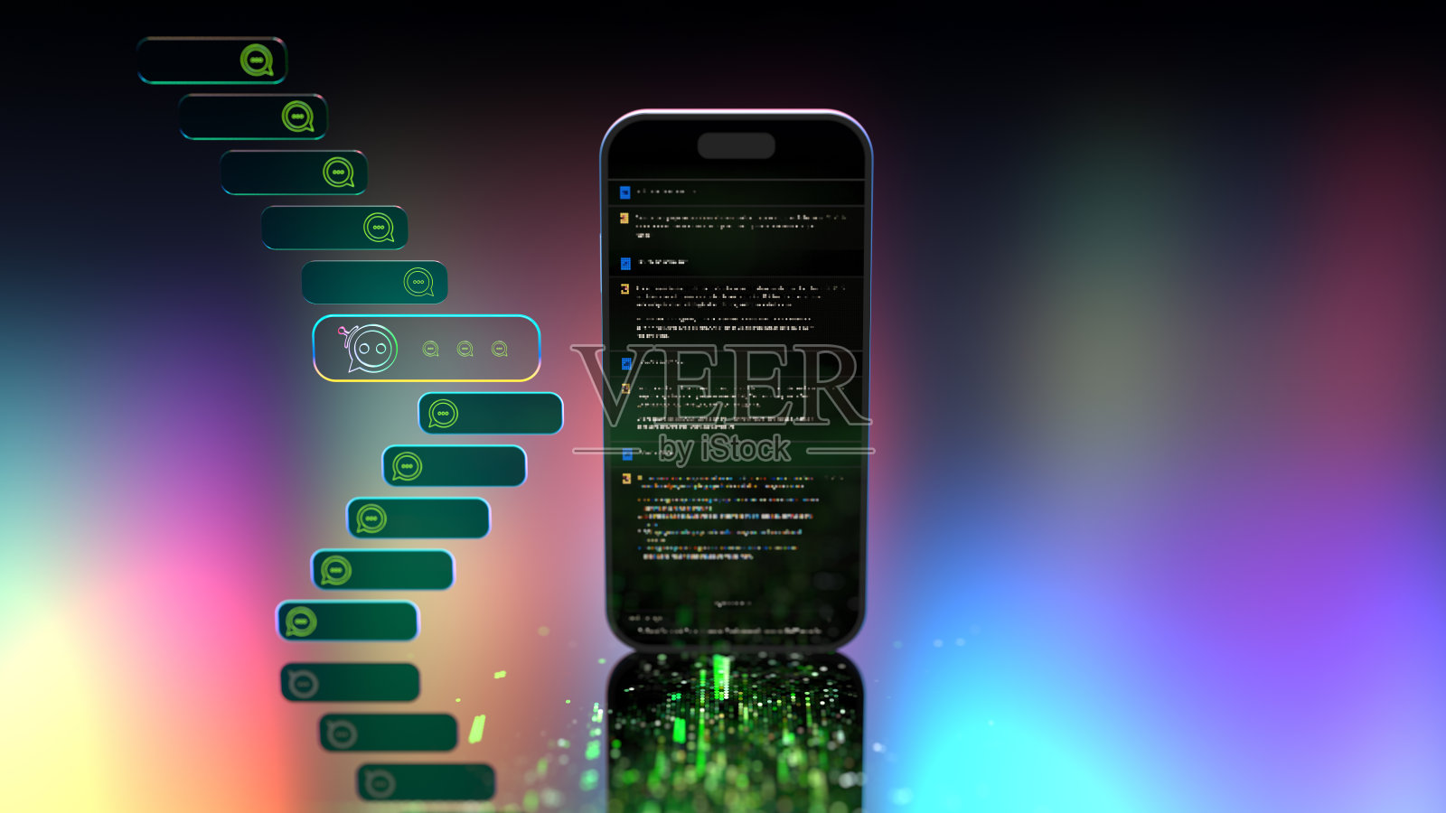 AI聊天机器人:人工智能概念照片摄影图片