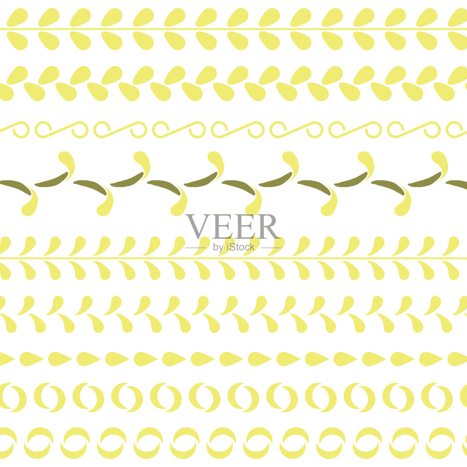 线条整齐的美丽色彩插画图片素材